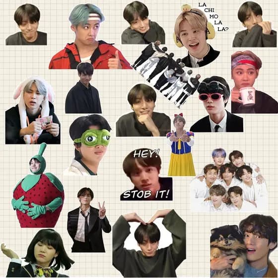 Adesivo BTS Jungkook K-pop À Prova D'Água Garrafa Caderno Celular Kindle
