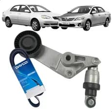 Kit Correia Alternador Tensor Corolla 1.6 1.8 16v 2002  2003 2004 2005 06 07 08