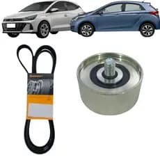 Kit Correia Do Alternador Hb20 1.0 12v 2019 2020 2021 2022 2023