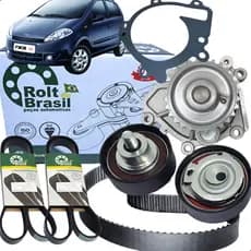 Kit Correia Dentada Alternador Bomba Agua Chery Face e chery s18 1.3 16v 2010 2011 2012