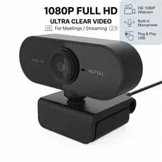 Webcam Câmera Computador Full HD 1080x1920p 2MP USB Plug Play Microfone Embutido