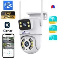 Câmera Externa Ip YOOSEE/ICSEE a Prova D'água 6mp wifi ptz com Infravermelho  sensor movimento Bivolt