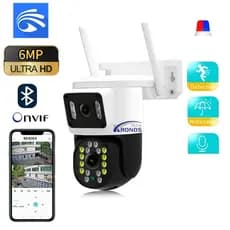 Câmera de segurança externa IP66 - Sistema e aplicativo YOOSEE detecção de movimento