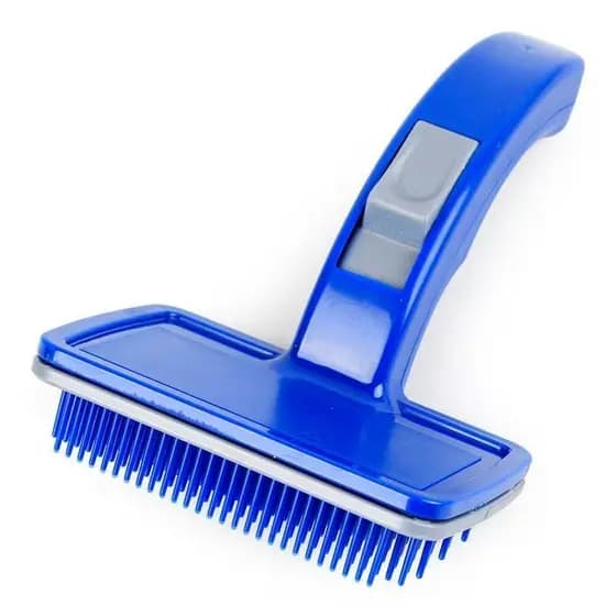Pente Autolimpante para Cães e Gatos: Remove Pelos e Desembaraça. Ferramenta de Higiene Pet.
