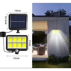 Luminária Solar com Sensor de Movimento para Externo