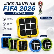 Jogo da Velha Eletrônico Infantil Copa 2026 Presente Criança Brinquedo Educativo Memória