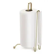 Suporte Para Rolo De Papel Toalha P/ Mesa Cozinha Premium Cor Dourado