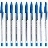 Kit 10 Canetas Compactor Economica FIna  Esferografica Azul