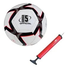 Bola Futebol Campo Capotao Tamanho Oficial Infantil Premium + Bomba de Ar