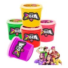 Slime Dos Rosa Balde 1,5kg Gelelé Original Youtubers Gigante