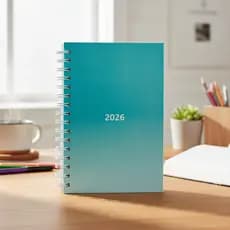 Agenda 2026 Espiral Anual Aurora Verde Executiva 168 folhas