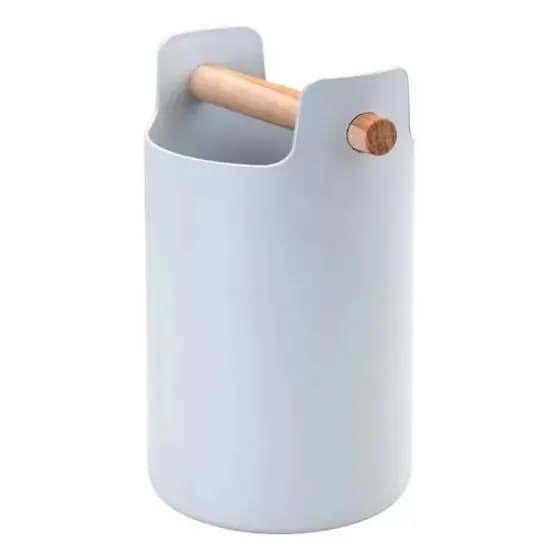 Porta Colher Multiuso Para Utensílios Com Alça Preto Arthi Branco