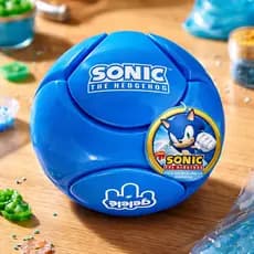 Bola Sonic Azul Montavel Quebra Cabeça Slime Esmeralda Caos