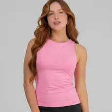 Blusa Regata feminina Casual Basica Suplex Duplo Blusa Feminina Elegante