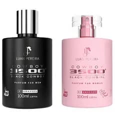 Kit Perfume Luan Pereira Feminino + Perfume Masculino Noite 3500 By Amaxxon