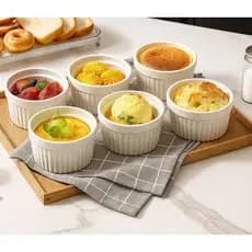 Kit 5 à 50 Ramekin Plástico 100 ml canelado servir Molho Petisco Buffet Festa Aniversário