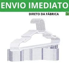 Cabide Infantil Acrílico kit 10 a 50 Cabides Transparente Reforçado Organizar Roupas Acrílico Arara