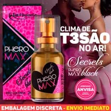PERFUME PARA ATRAÇÃO SEXUAL FEMININO SECRETS BLACK - LA PIMIENTA