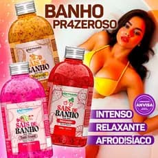 SAIS OU ESPUMAS DE BANHO PARA UMA IDA INESQUECÍVEL NO MOTEL OU PRAZER NO SEU SPA