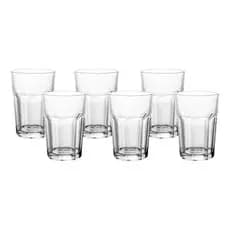 Jogo 6 Copos De Vidro Revox 425ml Suco Água Allure Drink Água