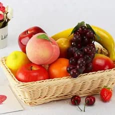 Frutas Artificiais 10 CM Textura Realista Decorativas Realista - Fruta Grande