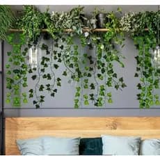 Corrente de Folhagem Artificial 200cm-CORRENTE MINI FOLHA DE UVA - BH801680