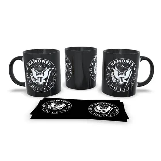 Caneca Personalizada dos Ramones - Coleção Canecas de Rock