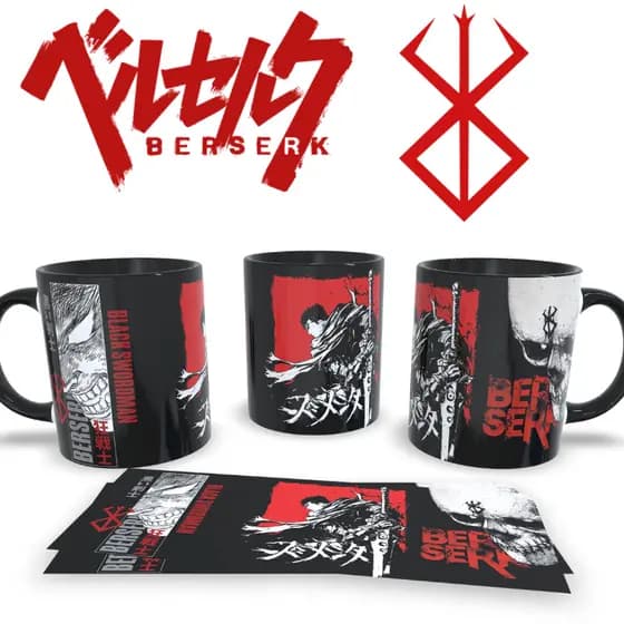 Caneca Personalizada Anime Berserk - Disponível Em Várias Estampas