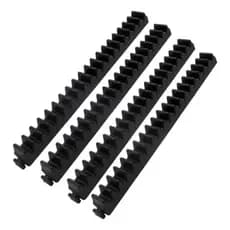 KIT 10 GOMOS CREMALHEIRA 25CM CADA 2,5 METROS NO TOTAL PARA PORTÃO DESLIZANTE ROSSI.