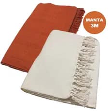 Manta 3,00 x 1,80M Para Sofá King Luxo Gigante  100% Algodão Protetor Decoração