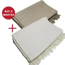 Kit 2 Mantas Para Sofá  Gigante 2,20x1,20 M Tipo Capa De Sofá Protetora