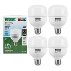 Kit 4 Lâmpadas Led Taschibra 30w Alta Potência Bivolt