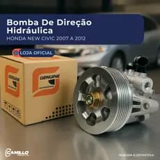 Bomba Direção Hidráulica New Civic 07 08 09 10 11 12 Com Polia Original