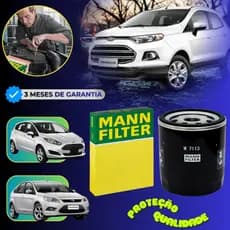 Filtro Oleo Mann Original Ford Fiesta Ecosport Focus - Cód W7113