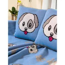 Almofada Capa Fofa Cachorrinho Macho Fêmea Pet Sofá Kids Cama Quarto Dog Fofinho Sala