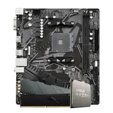 Kit Upgrade, AMD Ryzen 5 5600GT, Placa Mãe Chipset A520, 16GB DDR4, Cooler