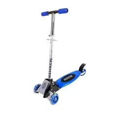 Patinete Infantil 3 Rodas Guidão Ajustável e Freio Traseiro JustGoFit