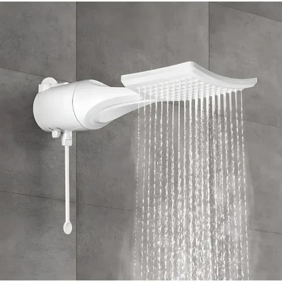 Chuveiro Lorenzetti Loren Shower Branco Eletrônico Original 127V 5500W 220V 6800W 7500W