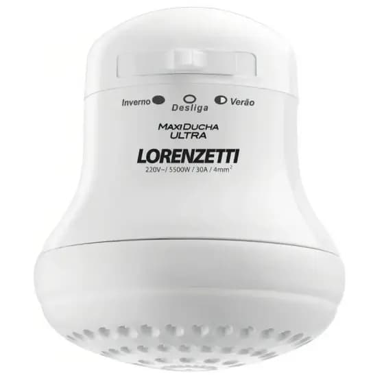 Chuveiro Elétrico de Parede Lorenzetti Maxi Ducha Ultra