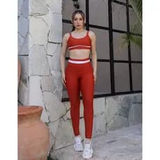 Conjunto Fitness  Feminino  tecido zero transparência
