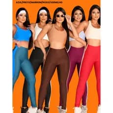 Conjunto Fitness | Legging + Top | Zero Transparência