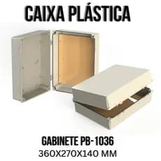 Caixa Plástica Pb-1036 Quadro Painel Para Componentes Eletrônicos 5012-A