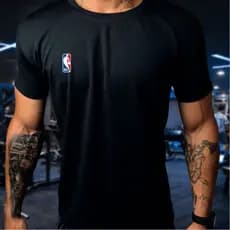 Camisa Camiseta Dry-Fit Masculina - NBA 01- Academia Corrida Crossfit Skate Basquete, Treino