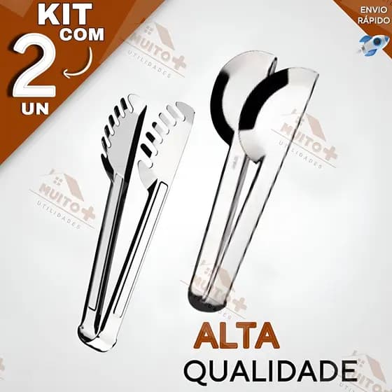 Kit Cozinha 2 peças Pegador Universal Pegador Massa em Aço Inox Para Restaurante Cozinha