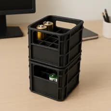 kit Organizador De Pilhas Palito AAA + AA Suporte Para Pilha Aa Porta