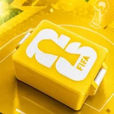 Caixa de Figurinhas Copa do Mundo Compacta