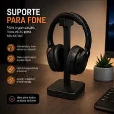 Suporte Para Fones De Ouvido Headset Gamer Organizador De Mesa Design Moderno Decorativo