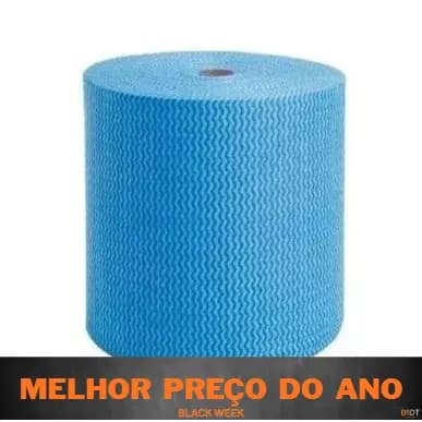 Pano Multiuso Tipo Perfex Limpeza Rolo com 600 Unidades 20x40cm Rolo 240m