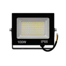 Refletor Led 100w Alumínio Luz Branco Frio 6500k