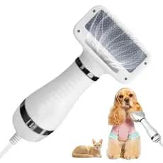 Secador de Pelo 2 em 1 com Escova Pet - Tosa Profissional em Casa para Caes e Gatos 🐾💨